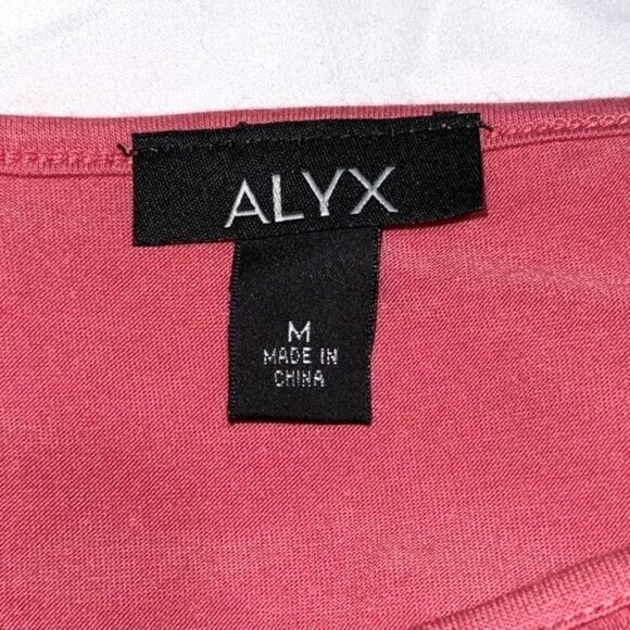 Alyx Sleeveless Pink Tiered Top With Lace Detail - Size M - Picture 4 of 8